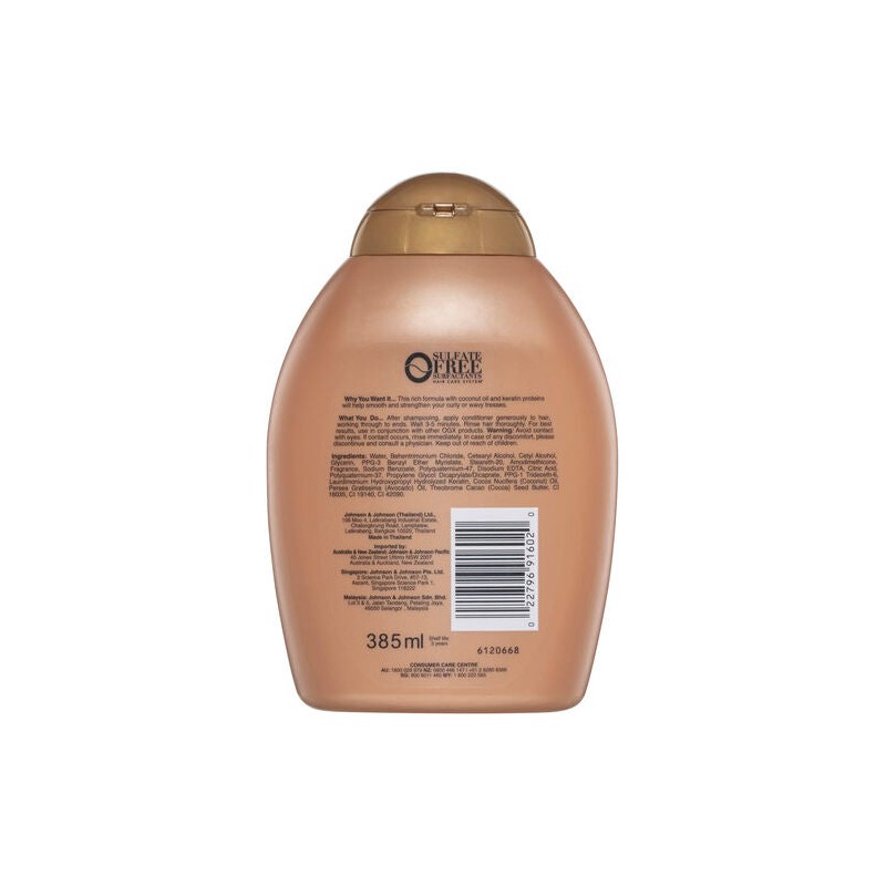 OGX Straightening Brazilian Keratin Therapy Conditioner 385mL