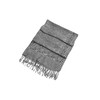 Sakkas Border Pattern Layered Reversible Woven Pashmina Shawl Scarf Wrap