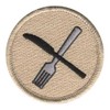 Crossed Fork and Knife Scout Patrol Patch (Sew-on) - ClassB