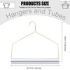 Didaey 20 Pcs Gold Dry Cleaner Hangers 18" Drapery and