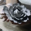 Insiswiner Handcrafted Ceramic Flowers Sculpture Home Hanging 3D Wall Art