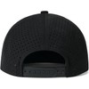 Flat Brim Baseball Cap Adjustable Performance Snapback Hat Laser Perforated