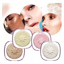 Veraly Iluminador Glitter Rostro Contorno Highlight Make Up Tono Del Maquillaje Plata