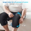 COMFIER Heated Knee Massager with Vibration, Graphene Heating Knee Wrap