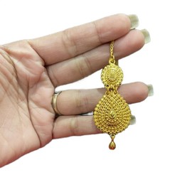 Traditional Nepali Indian Forehead Accessories Bindi for Women - Design: Oval