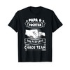 Dad Daughter Becoming Father 2021 Gift T-Shirt, black