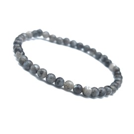 KIKILA 4mm Mini Gemstone Energy Bracelets Crushed Stone Beaded Bracelet Natural Stone Charm Beaded Small Couples Bracelets for Women