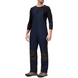 BenBoy Mens Snow Bibs Ski Pants Softshell Waterproof Insulated Ripstop Snowboarding Overalls Winter (Medium, Classic, Navyblue)