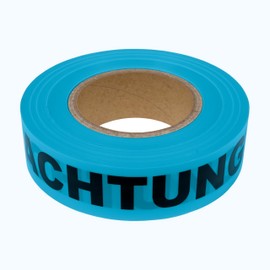 PROlac Beschriftungen Road Warning Tape 75 m Length x 40 mm Width | Attention Water Pipe