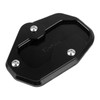 Worldmotop Motorcycle Kickstand Pad Enlarger Extension Side Stand Plate Pad
