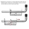 sourcing map Barrel Bolt Latch, 1Pcs 10x128mm - Stainless Steel