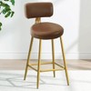 Bifaunvogel Bar Stools Cover Waterproof PU Counter Height Barstool Covers