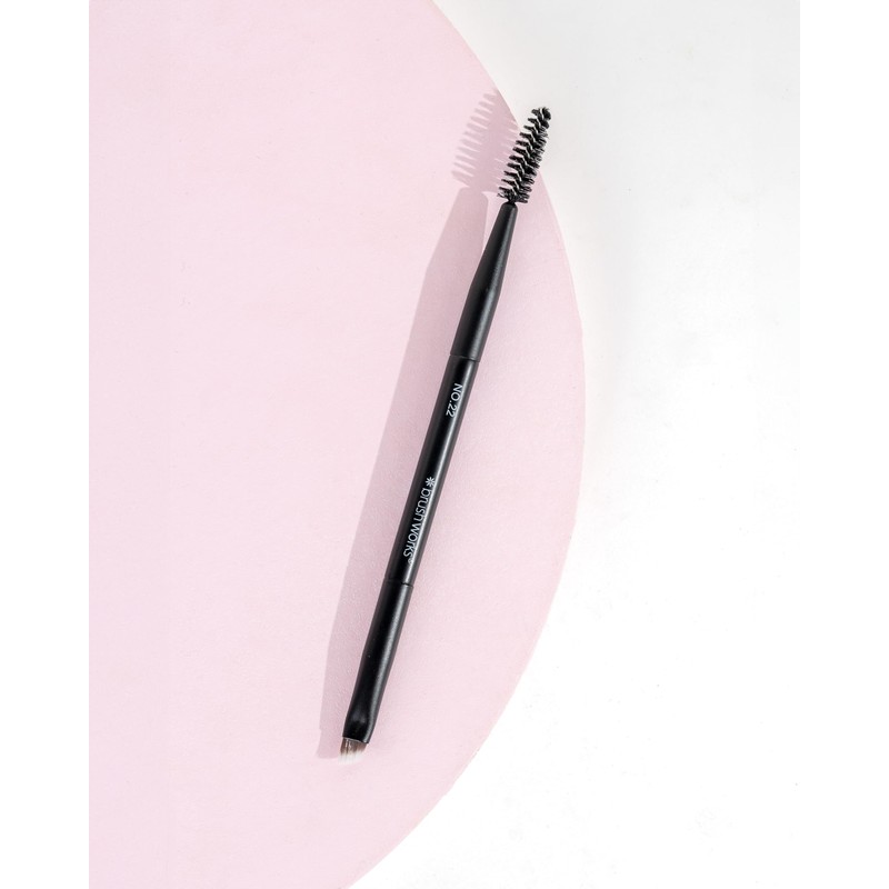 Brushworks No. 22 Double Ended Brow Brush and Spoolie