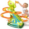 BLmukce Small Dinosaur Climbing Slide Stair Toy for Toddlers 3-5