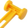 Yellow Camping Hammer, Portable Double-Faced Plastic Tent Stake Peg Mallet