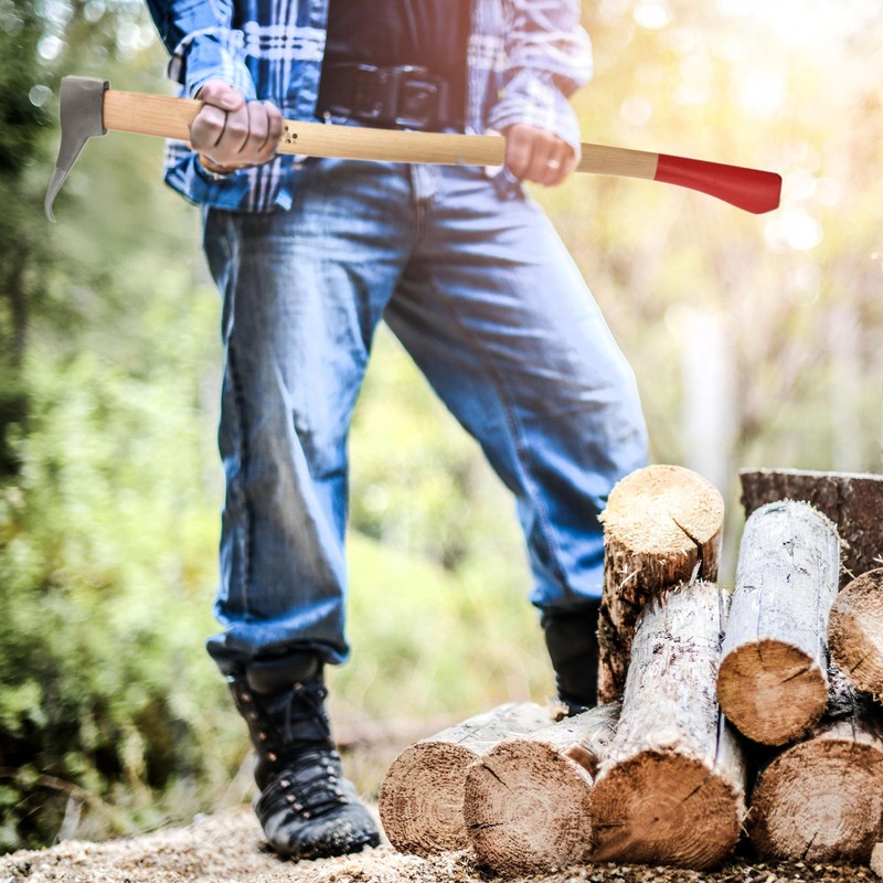Pickaroon Logging Tool - 31.2” Log Grabber with Hickory Wood