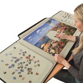 Bits And Pieces - 1500 Piece Puzzle Caddy-Porta-Puzzle Jigsaw Caddy - Puzzle Accessory Puzzle Table