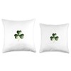 Patrick Shamrock Throw Pillow