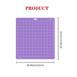 Jerilla Cutting Mats for Cricut 5 Pieces 12 x 12 Inch StrongGrip Non-Slip Cutting Mats Set for Cricut Maker/Explore One/Air/Air 2 with Scraper