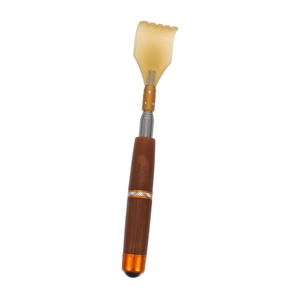 PACKOVE Telescoping Back Scratcher with Dualhead Rolling Balls Portable Extendable