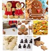 3 Piece Gingerbread Man Cookie Cutter Set, Christmas Shape Cookie