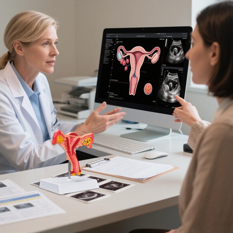 SimCoach Human Uterus and Ovary Anatomical Model, Female Reproductive Model