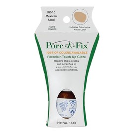 Porc-A-Fix Kohler Porcelain Touch-up Repair Glaze Paint, Mexican Sand (KK-10)