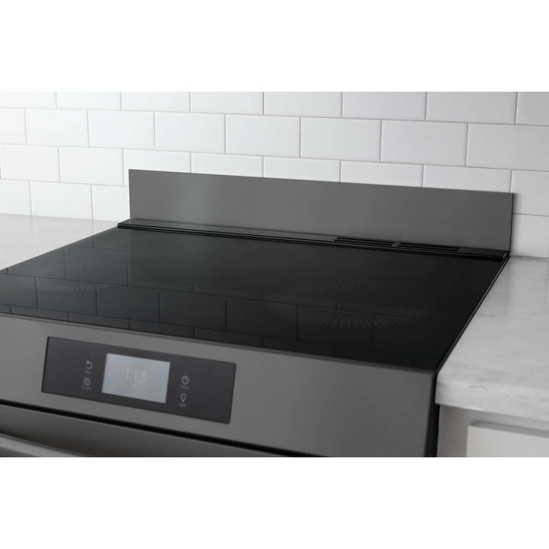 Frigidaire 11NBBKGDDS Front Control Freestanding Range Universal Backguard, Black Stainless