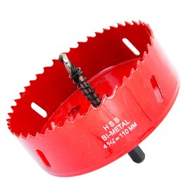 Hole Saw with Drill Adapter LAIWEI 170 mm Hole Cutter for Cutting Wood, Aluminium Profiles, Plastic, Wood, Plasterboard etc.Drill Hole Diameter（4-5/16"）