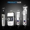 DSP 4-in-1 Pro Barber Kit: Cordless Hair Clipper, Trimmer, Shaver