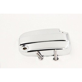 AfterMokit Front Brake Fluid Reservoir Cap Right Caliper Master Cylinder Cover for Harley Davidson Electra Glide Road King Ultra Classic Ultra Limited Street Glide Road Glide Heritage Softail Chrome