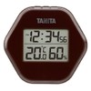 Tanita TT-573-BR Digital Thermometer Hygrometer Brown Digital Thermometer Hygrometer