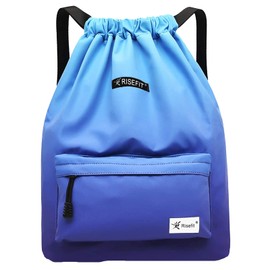 Bolsa impermeable con cord—n, bolsa de gimnasio, mochila deportiva para hombres, mujeres y ni–as