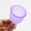Nopra Cup ノプラカップ リング型 洗浄カップ付き 月経カップ (Mサイズ (x 1), パープル)
