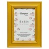 Hampton Frames PALOMA Distressed Shabby Chic Photo Frame Mustard Yellow