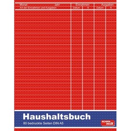 Household Book DIN A5, 80 Pages