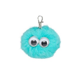 ergobag Hangies School Bag Accessory Keyring for Children, Boys and Girls, Flo-flauschi - Mint, Casual