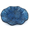MDLUU Mosaic Centerpiece Tray, 12" Decorative Glass Plate, Home Decor