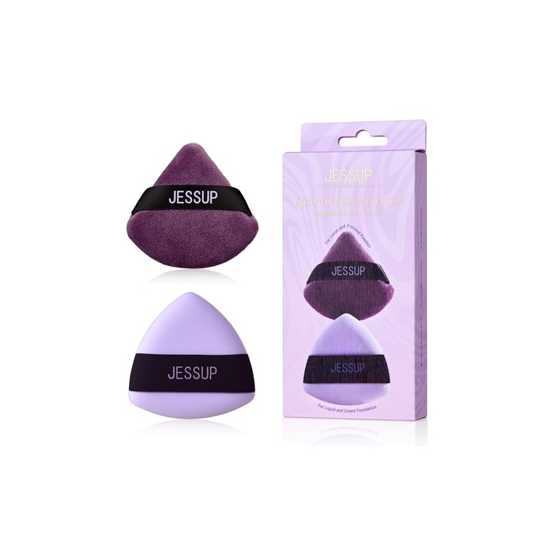Jessup Set de Borlas Q-Soft de Doble Acción para Polvos