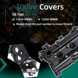 Valve Covers with Gasket & Bolts Fit for Nissan Altima 2014-2018, for Maxima 2009-2020, for Pathfinder 2015-2016, for Murano 2015-2020, for Infiniti QX60 JX35 Replace 13264-9N00A 13264-9N00B