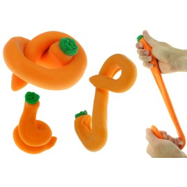 JA-RU Stretchy Banana & Squishy Carrot (2 Pack) Super Squishy Slow Rising Sensory Fidget Fruit Toys for Kids. Stress Relief Therapy Autism Toy. Bulk Party Favor Classroom Prizes. 3340-3342p