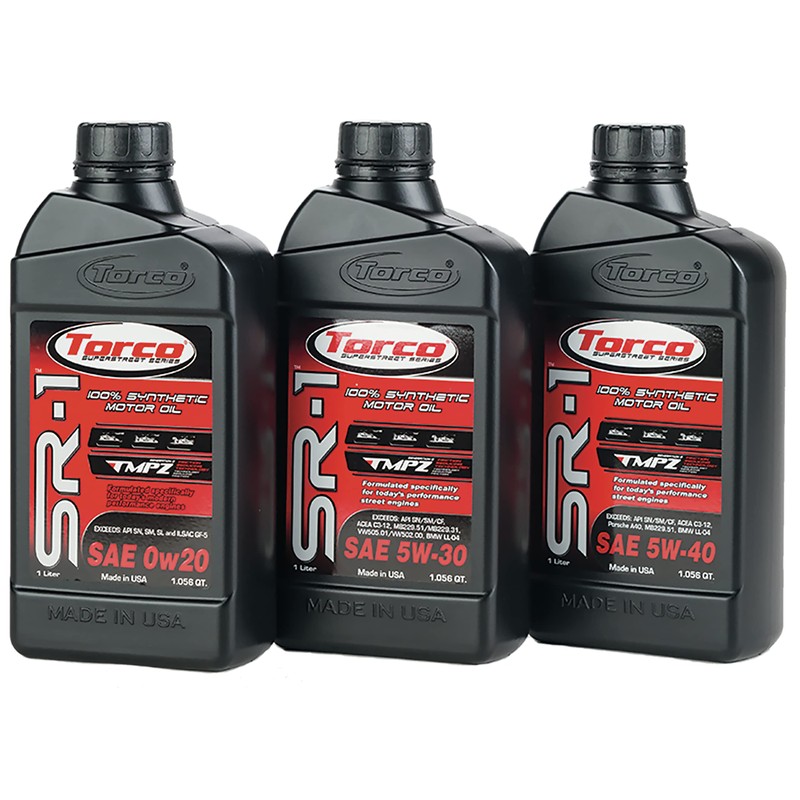 Torco SR-1 100% Synthetic High-Performance Engine Oil (5W-30)