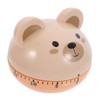 LIFKOME 1Pc Khaki Mechanical Timer for Cartoon Reminder Easy Operation