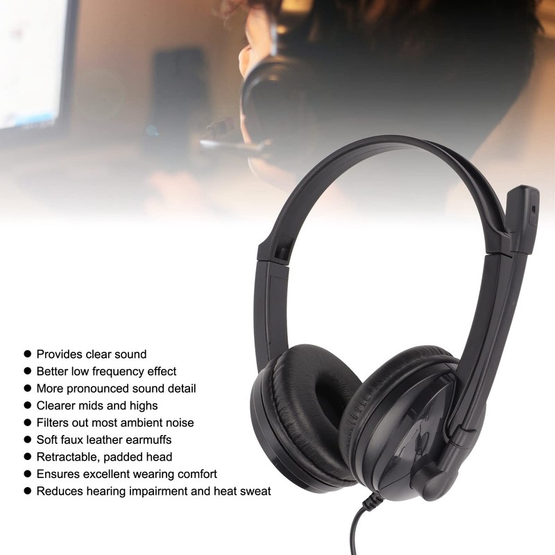 Bewinner PC 3033 Gaming Headset with Microphone, 3.5 mm Audio