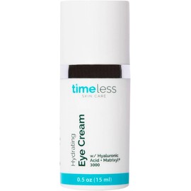 TIMELESS Crema Contorno de Ojos con Ácido Hialurónico y Matrixyl® 3000 15 ml - crema hidratante para ojeras y arrugas - eye cream ligera para firmeza y luminosidad