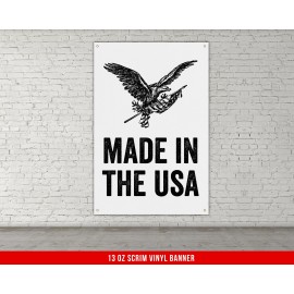 Warpathic American-Made Home Gym Motivational Wall Art - 48 X 80