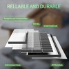JJN 200 Watt Solar Panels, 10BB Monocrystalline 12V 2PCS 100W