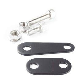 Lextek Black Stainless Steel Exhaust Silencer Fitting Kit