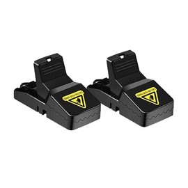 Uwenkjie 2 heavy-duty reusable traps that can kill immediately, high-sensitivity indoor and outdoor safe and effective rodenticides that are easy to install and clean