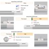 LUXSWAY Plug in Color Changing Led Bar Light,Led RGB Strip